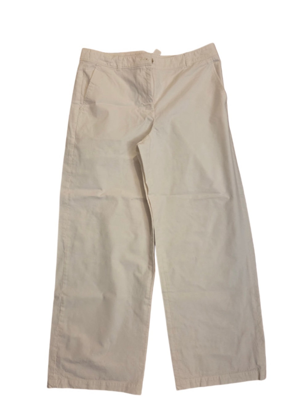 J. Crew Wide Leg High Waist Pants Tan Cream